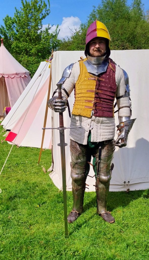 Lord Sutton in armour